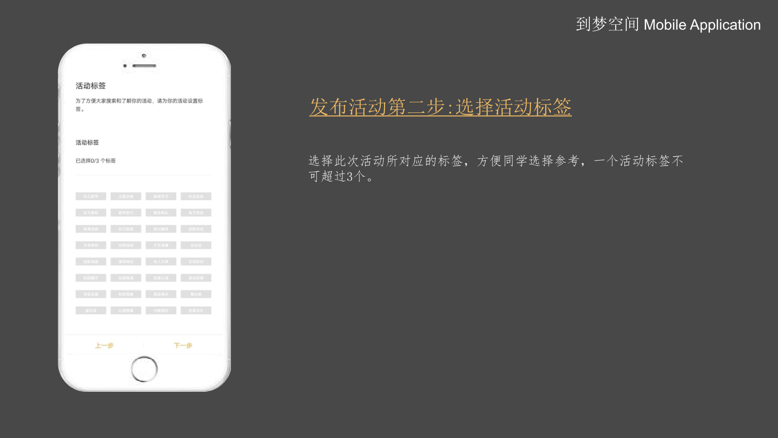 选择活动标签示意图